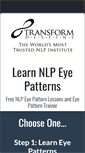 Mobile Screenshot of nlpeyepatterns.com